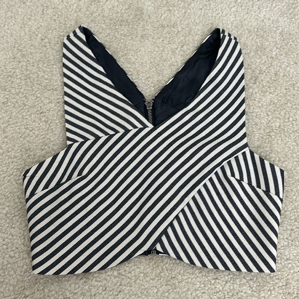 Stripe crop top